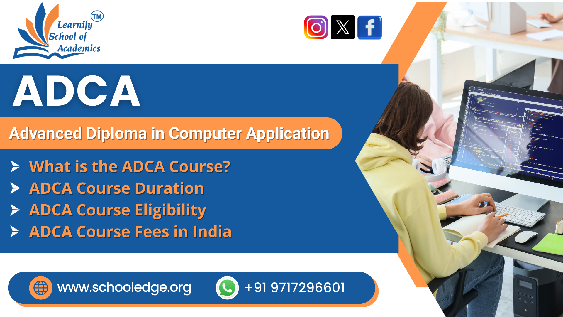 ADCA Full Form, Duration, Fees, Syllabus & Career Scope